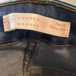 Lauren Conrad High Rise Skinny Ankle Jeans